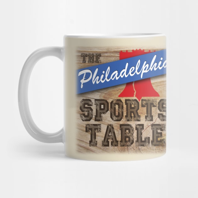 Vintage Philadelphia Sports Table Logo by jwarren613